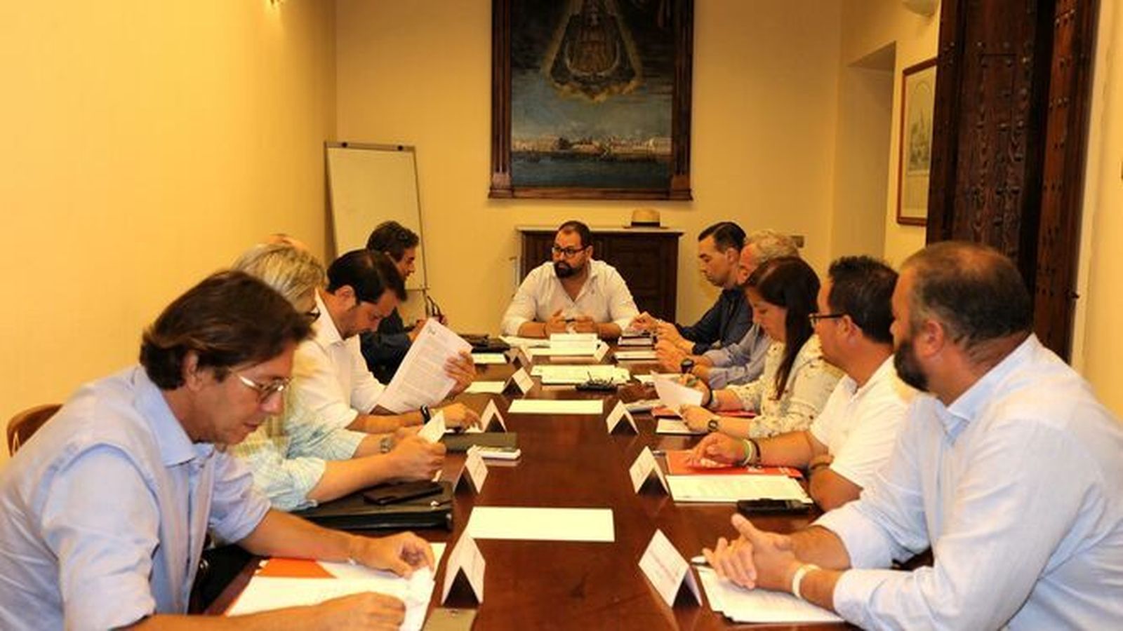 Una imagen de archivo del Consejo de Administración de El Puerto Global.