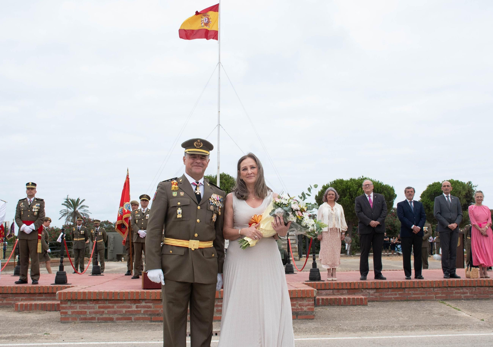 Imágenes de la jura de bandera del primer ciclo de 2025 en el Centro de Formación de Tropa 2 de San Fernando