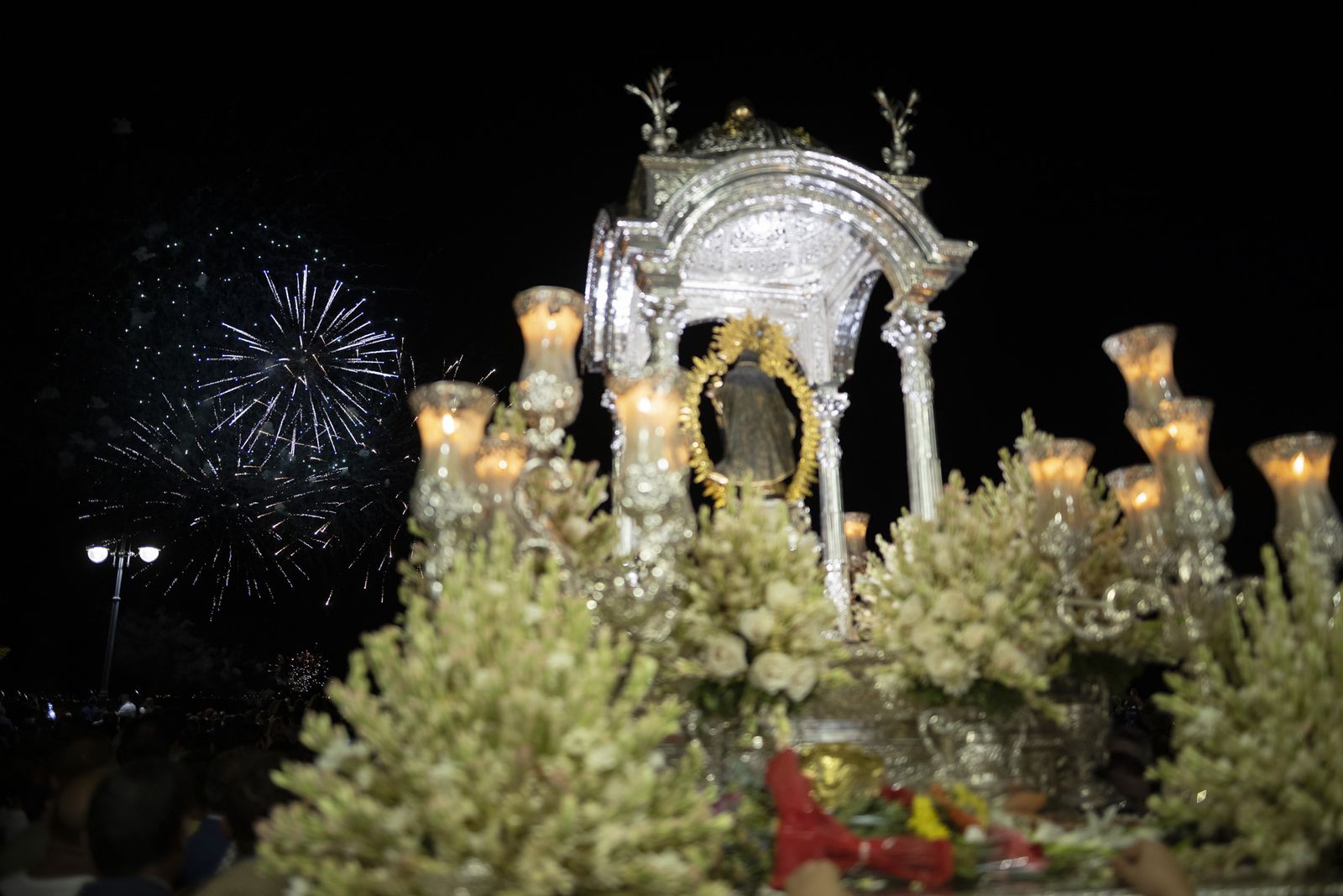 Imágenes de la recogida de la Virgen de la Cinta 2022