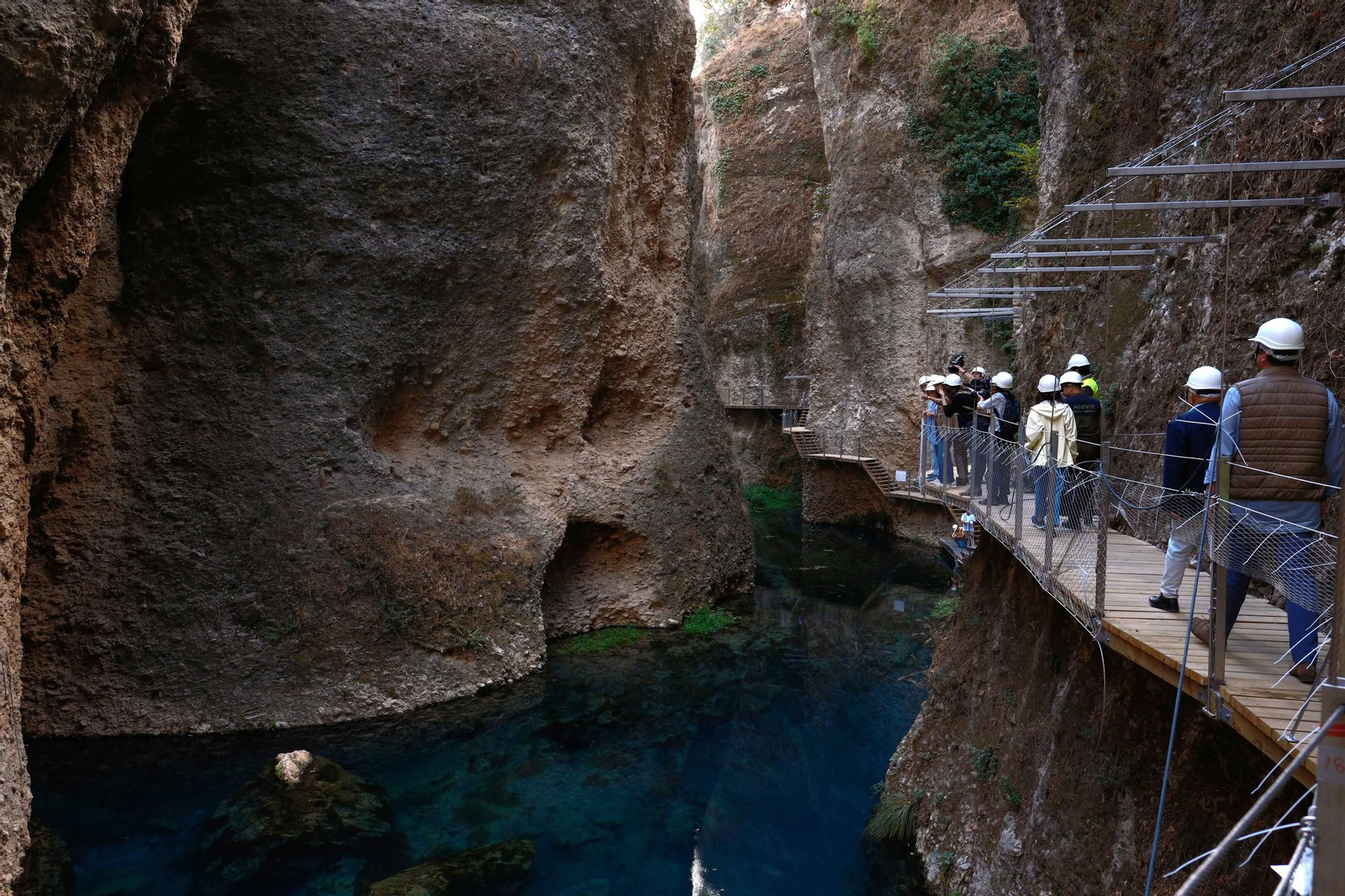 La garganta del Tajo se podrá recorrer al completo por su interior.