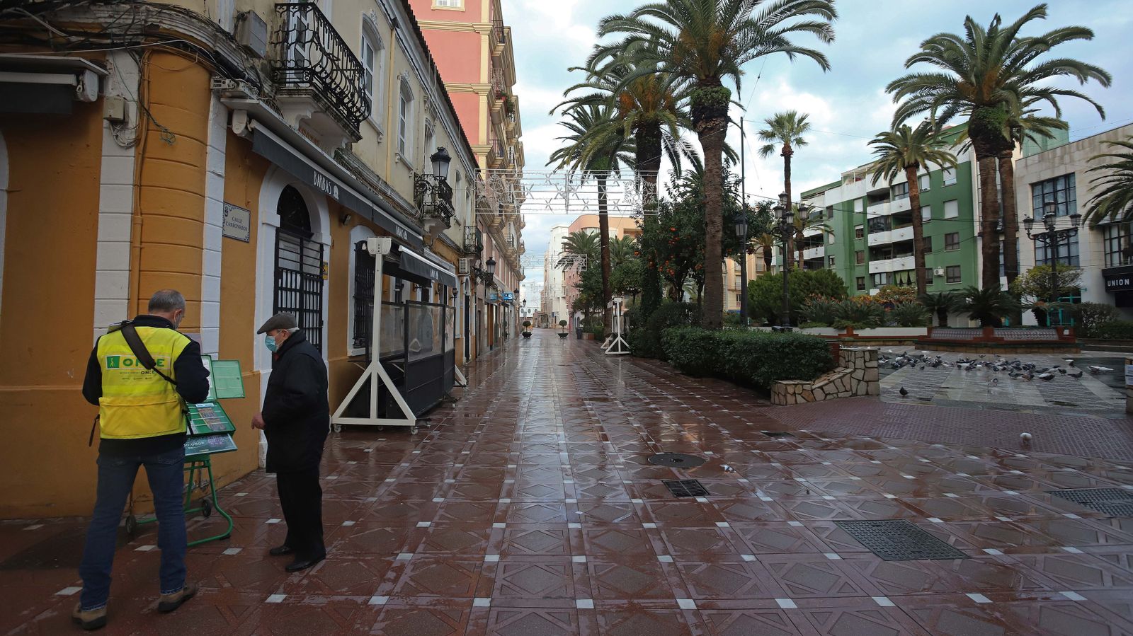 Fotos del primer día de alerta 4 grado 2 en La Línea