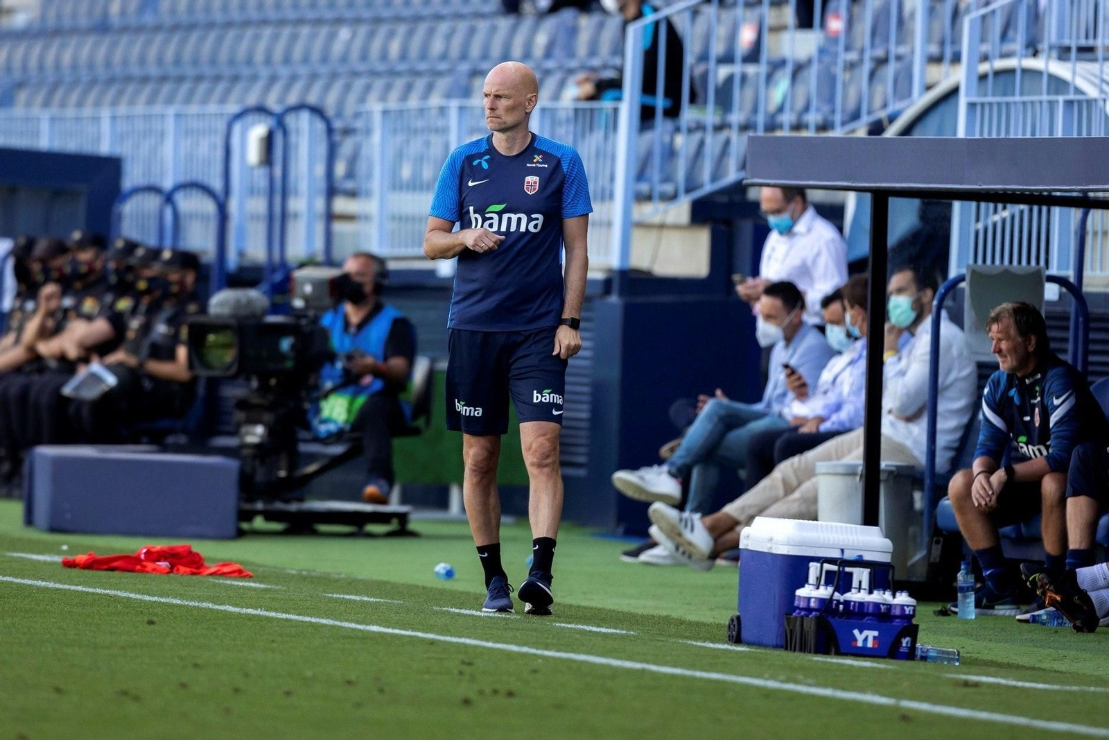 Las fotos del Noruega-Grecia en La Rosaleda