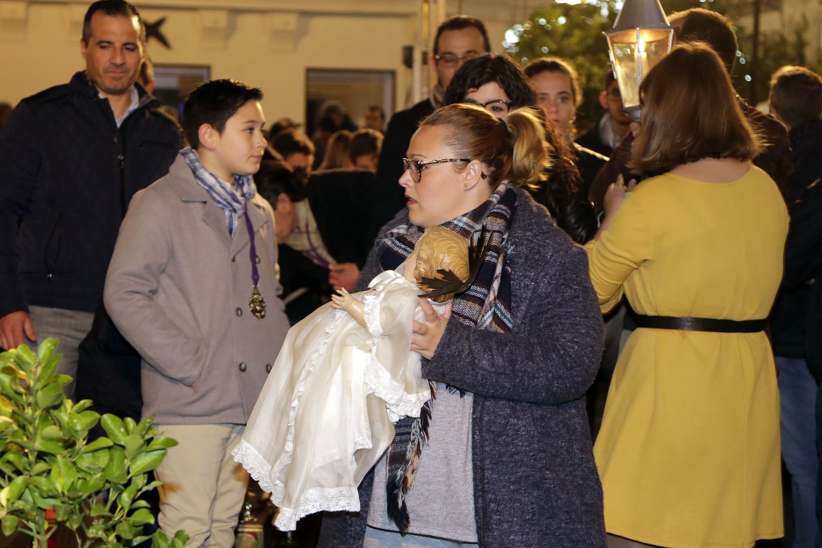 Procesión del Niño Jesús hacia el portal de Belén