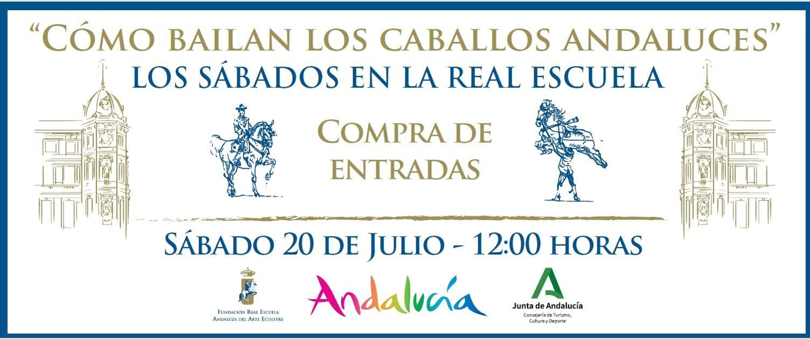 'Cartel del espectáculo 'Cómo bailan los caballos andaluces', en Jerez. 'Cartel del espectáculo 'Cómo bailan los caballos andaluces', en Jerez.