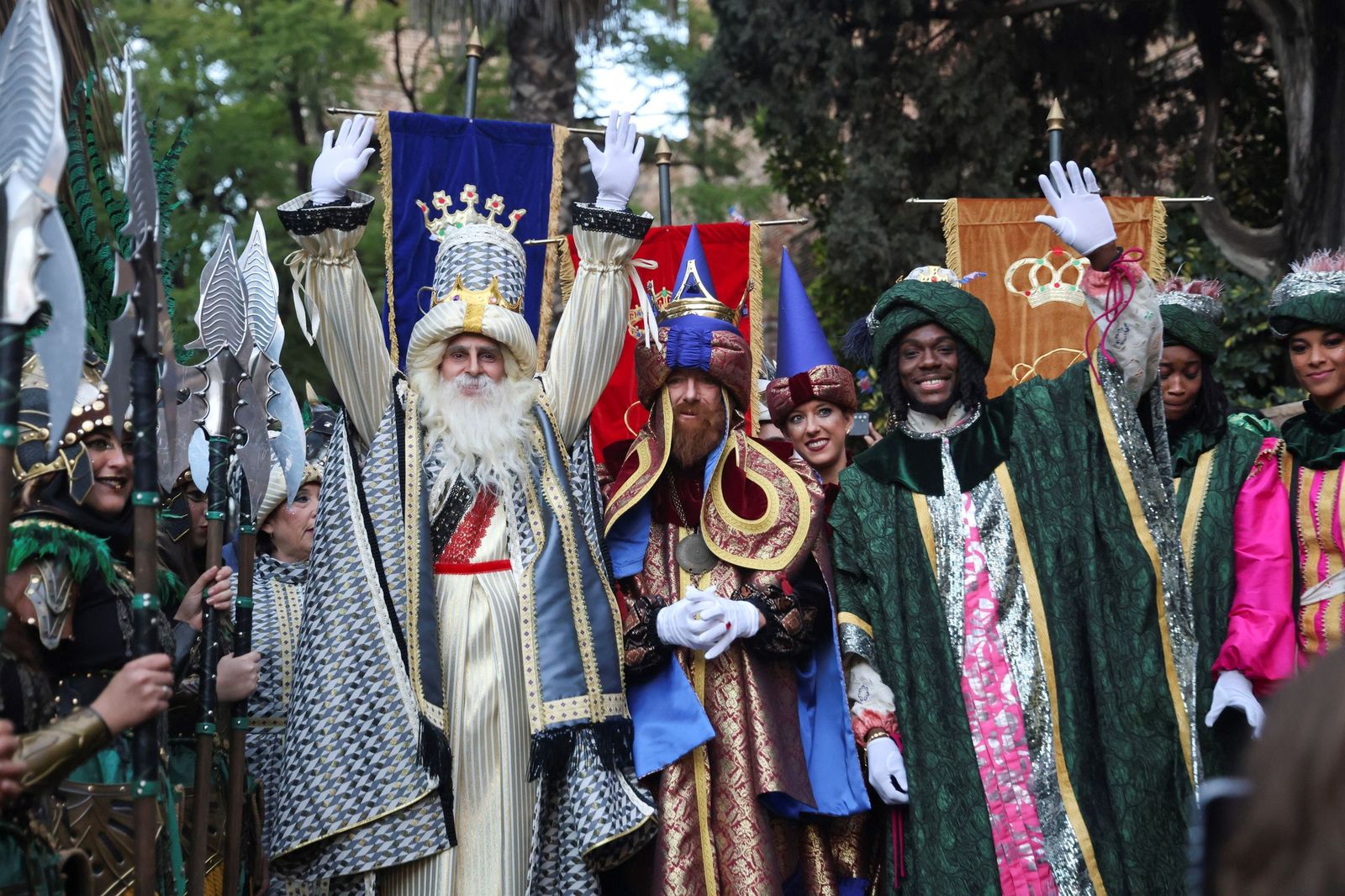 Los Reyes Magos llenan Málaga de ilusión tras la lluvia
