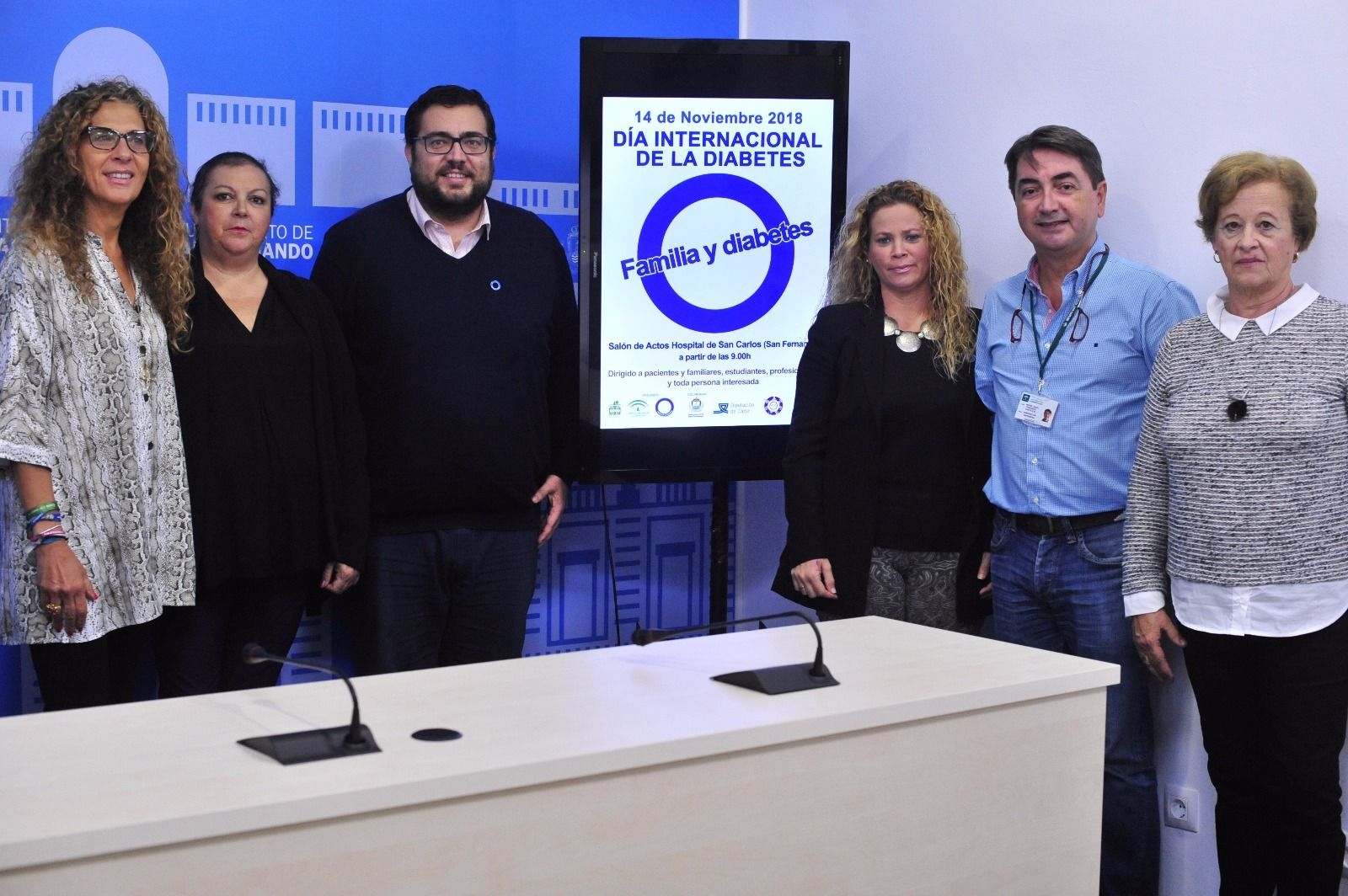 Presentación de la jornada de diabetes del día 14 en el Hospital de San Carlos.