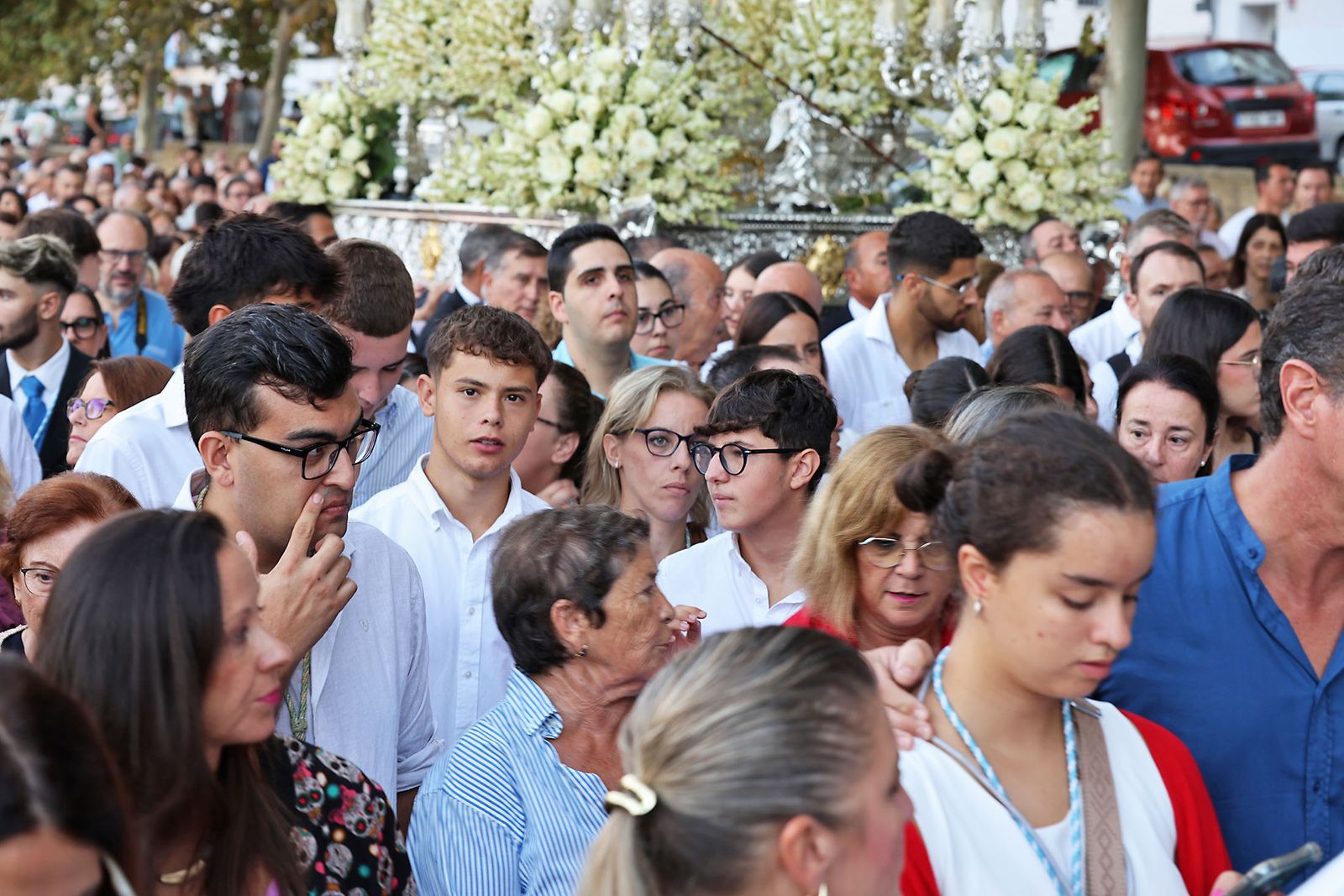 Imágenes de la bajada de la Virgen de la Cinta