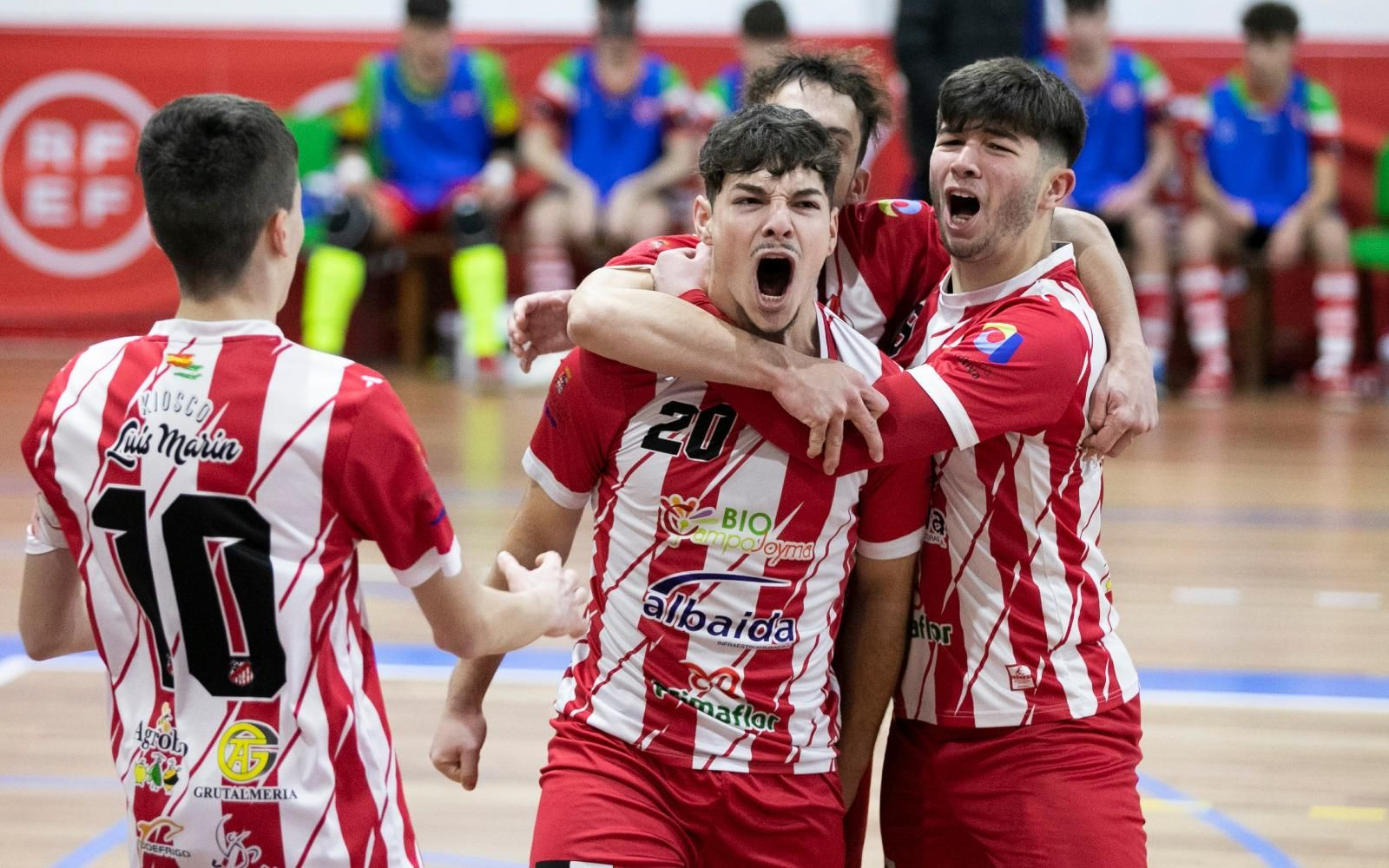 Joaquín Expósito celebra un gol anotado durante la pasada Copa de España Juvenil. Joaquín Expósito celebra un gol anotado durante la pasada Copa de España Juvenil.