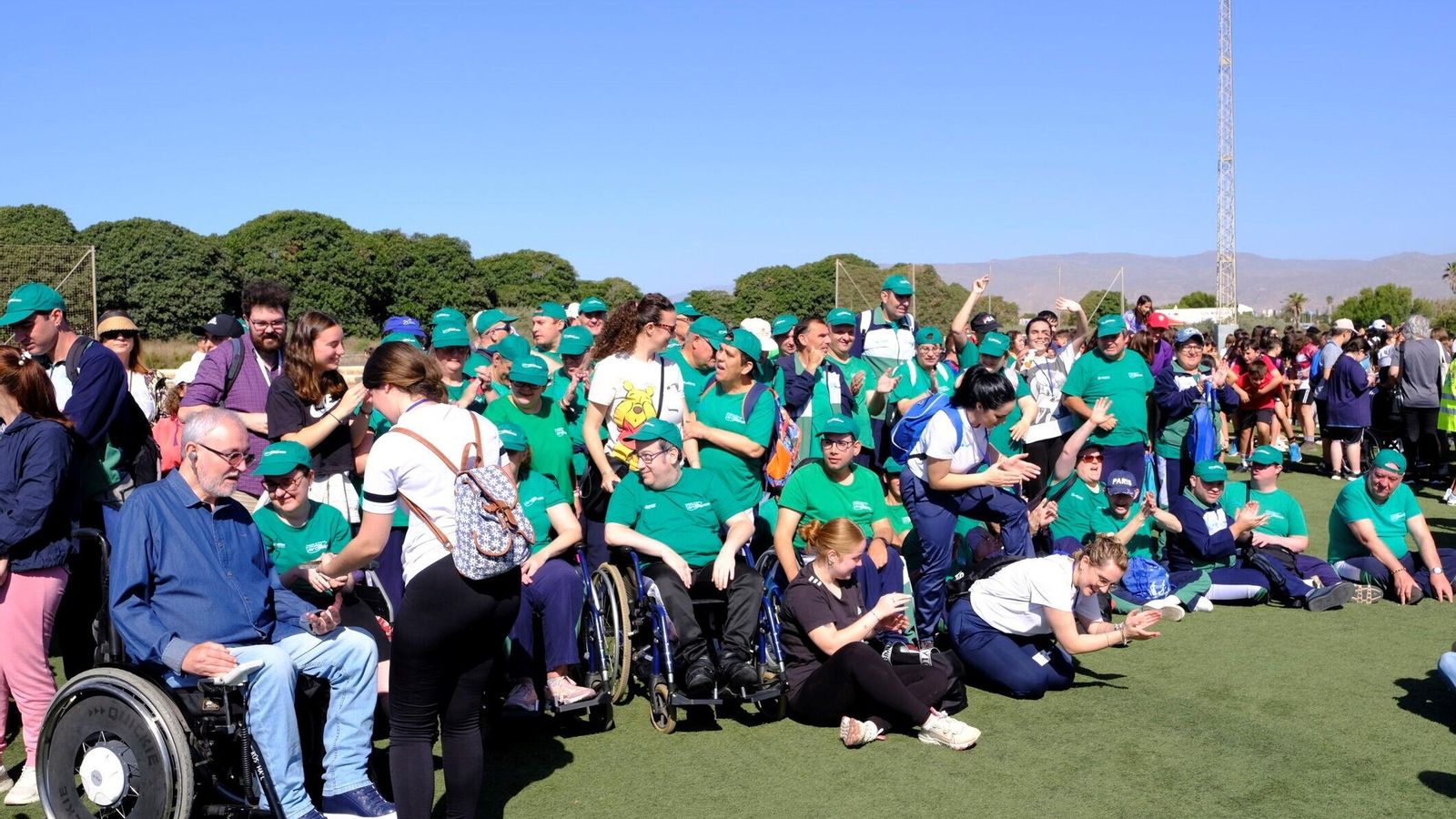 Algunos de los participantes que han estado presentes en esta cita deportiva.