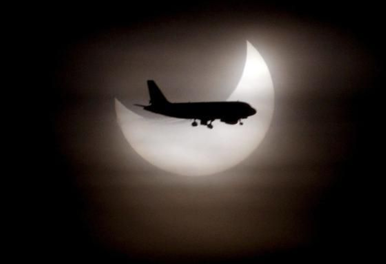 El primer eclipse del año.

Foto: AFP/Reuters