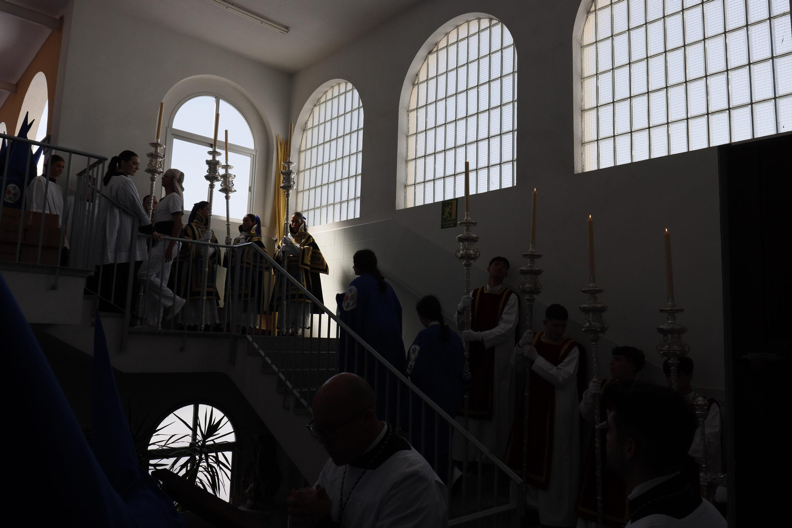 Imagenes de la salida de la Borriquita en la Semana Santa de Chiclana 2025