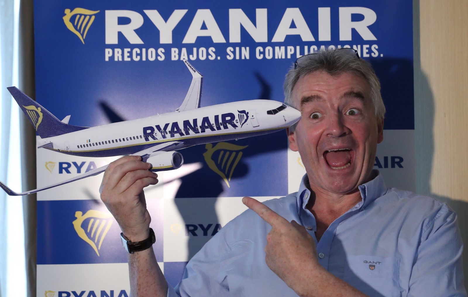 El presidente de Ryanair, Michael O'leary