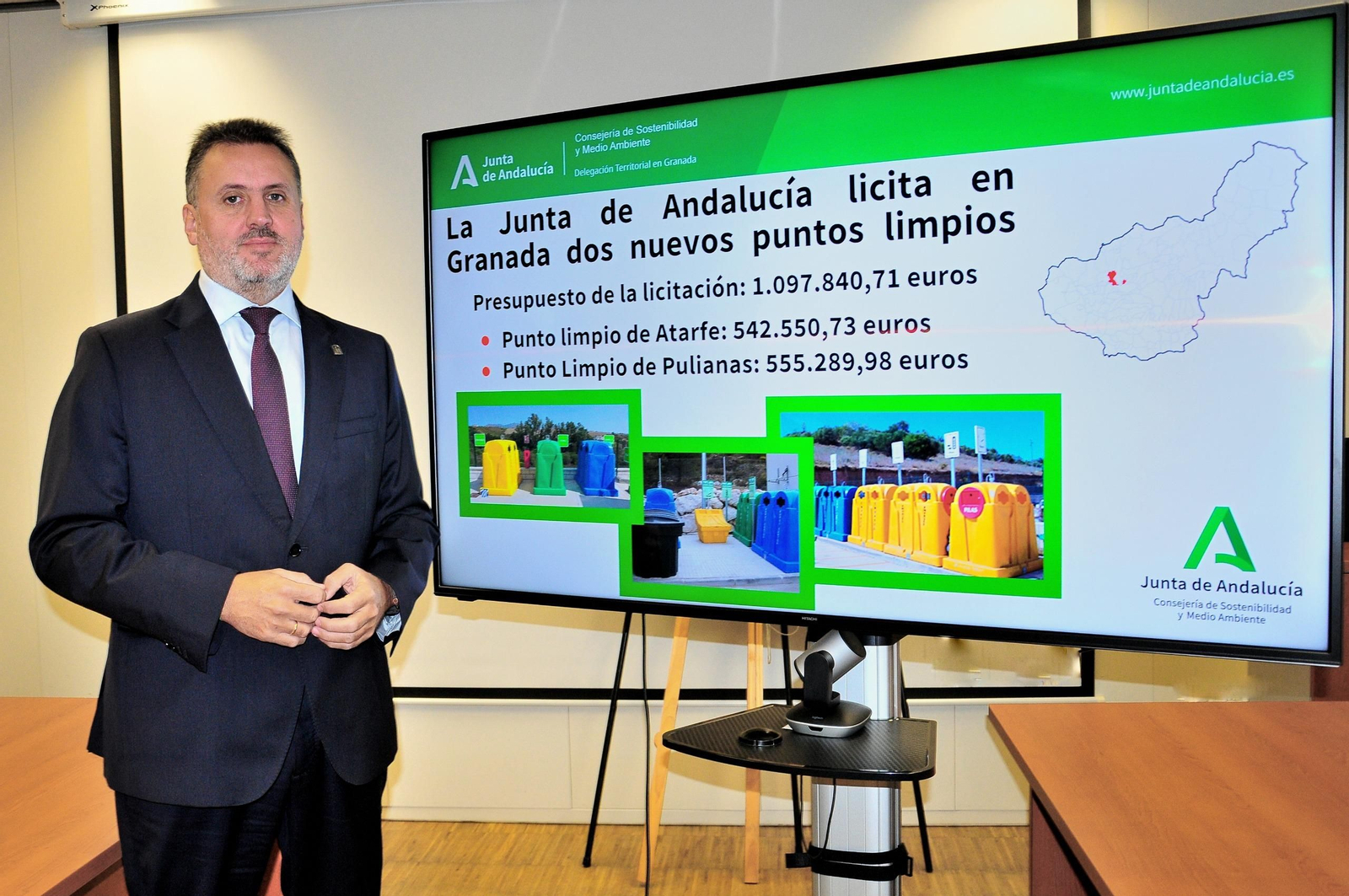 Imagen de la presentación de los nuevos puntos limpios en la provincia de Granada Imagen de la presentación de los nuevos puntos limpios en la provincia de Granada