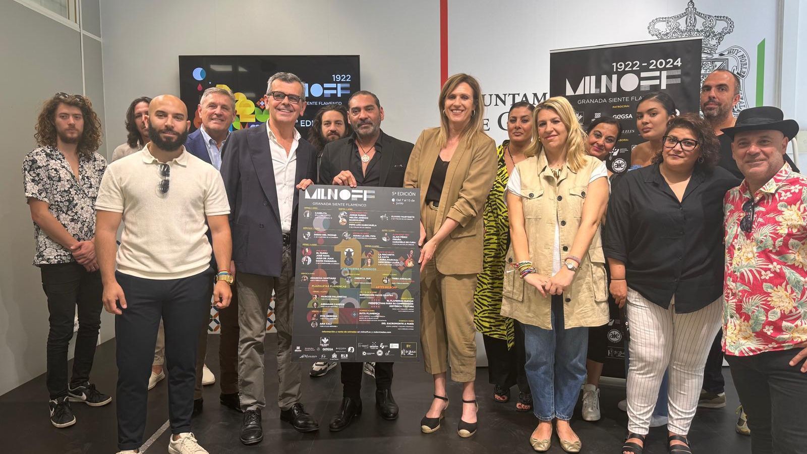 Foto de familia de la presentación del Milnoff.