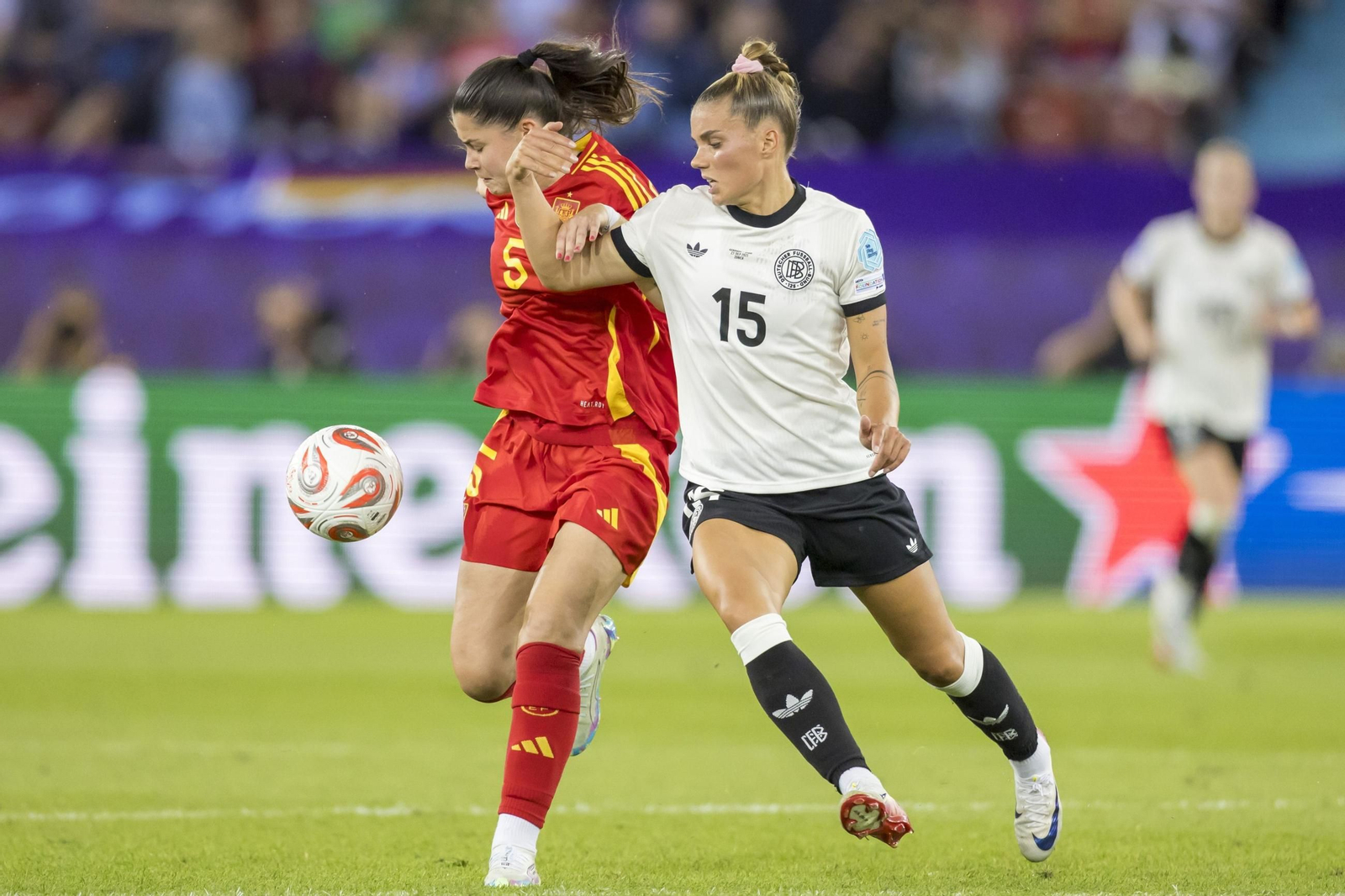 Las mejores imágenes del pase a la final de España ante Alemania en la Eurocopa femenina