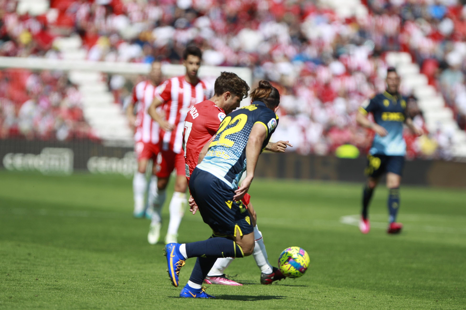 Imágenes del partido de la Liga Santander U.D. Almería-Cádiz C.F.