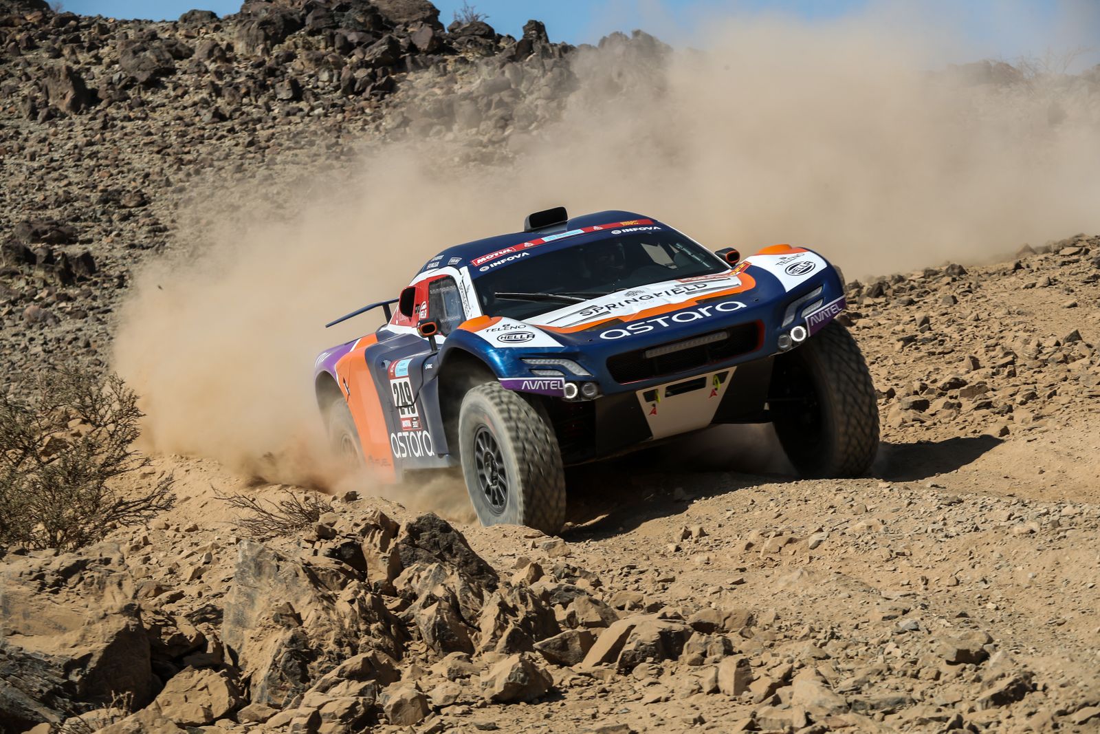 Astara 01 Concept del Dakar 2022, un buggy movido con combustible sintético