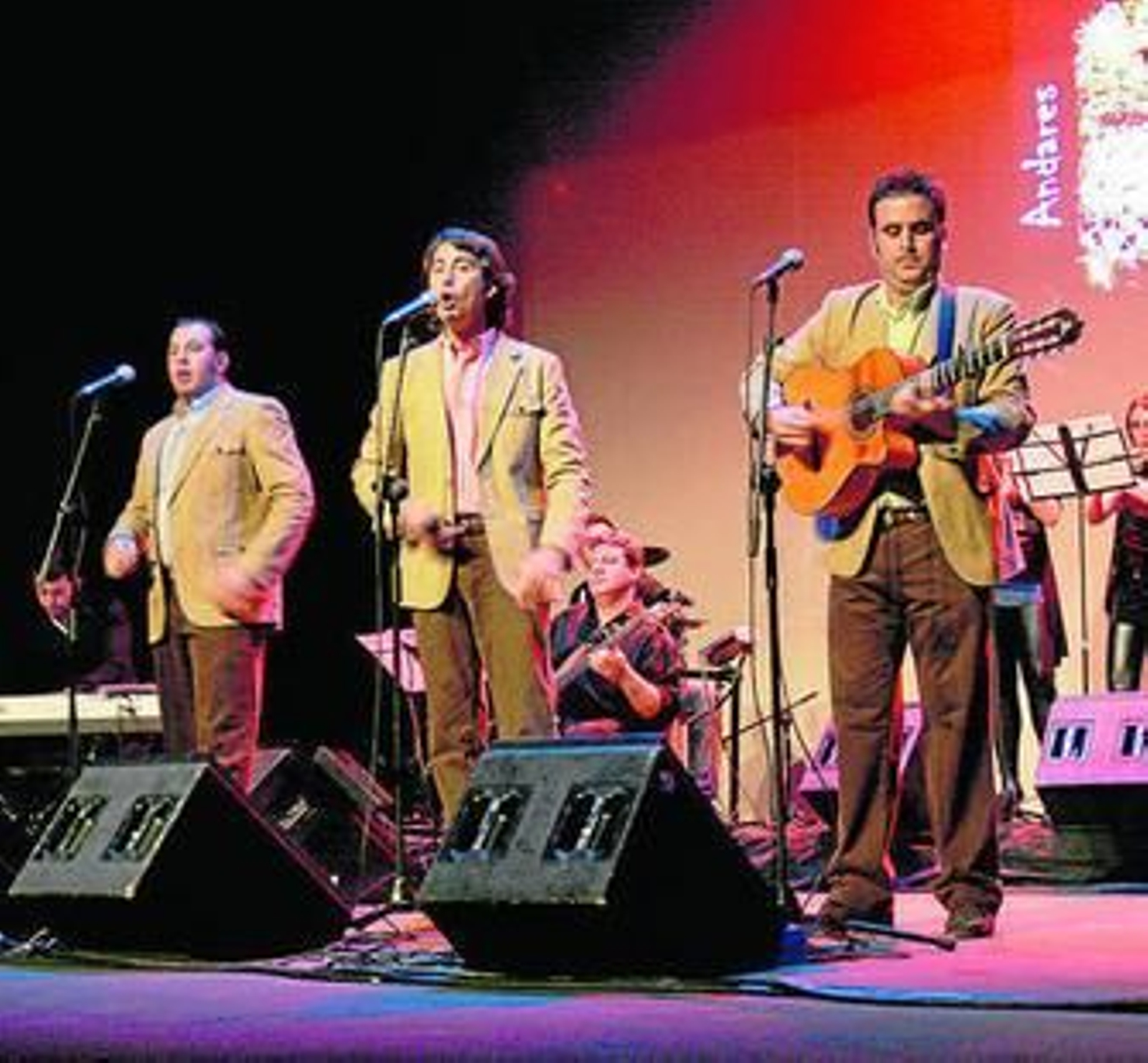 El grupo Andares en una de sus actuaciones.