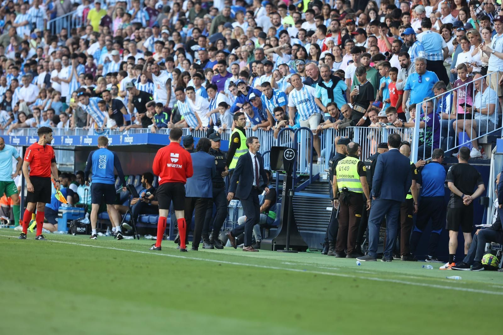 Las fotos del Málaga CF-Huesca