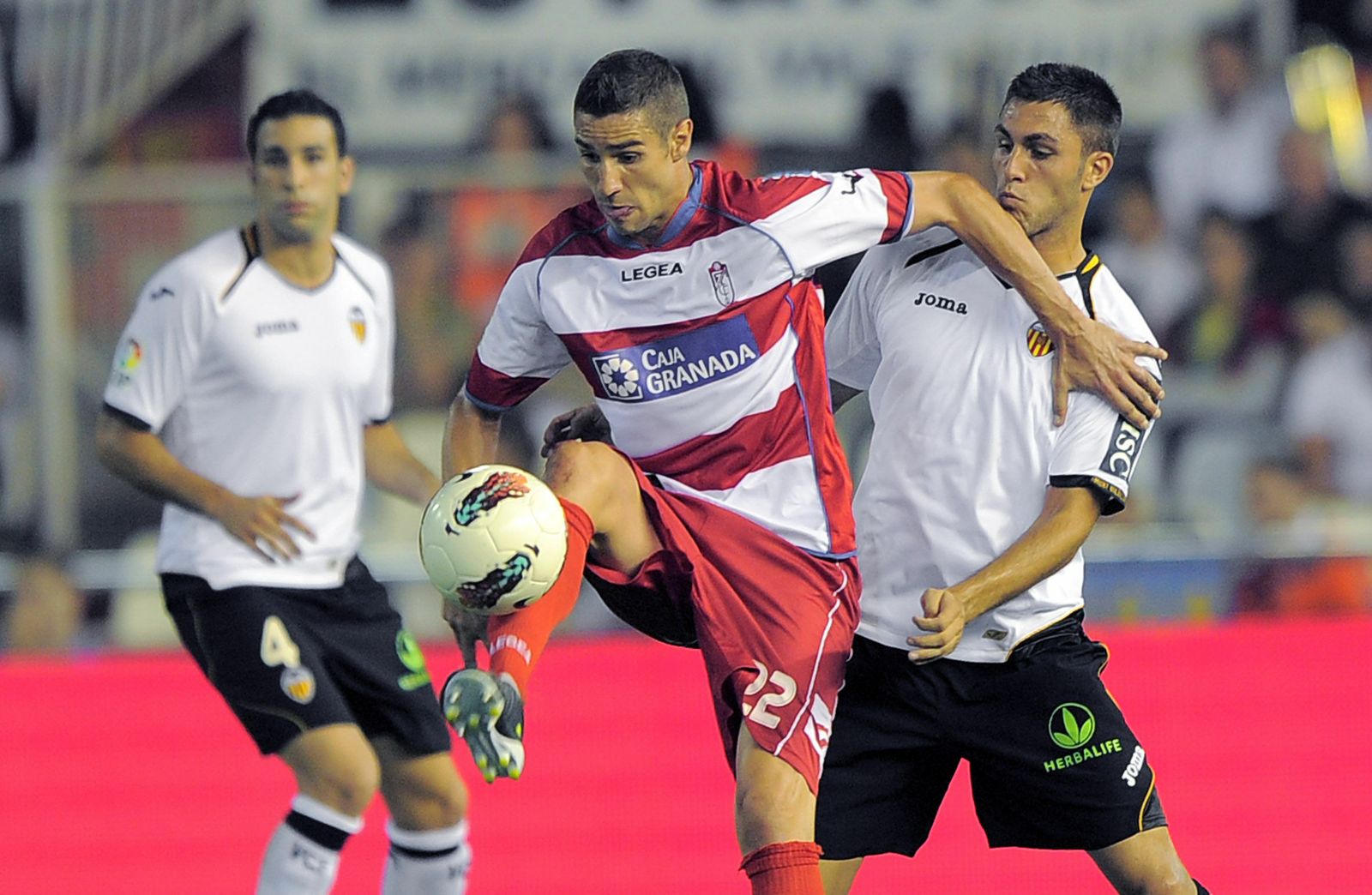 Álex Geijo en su etapa en el Granada CF.