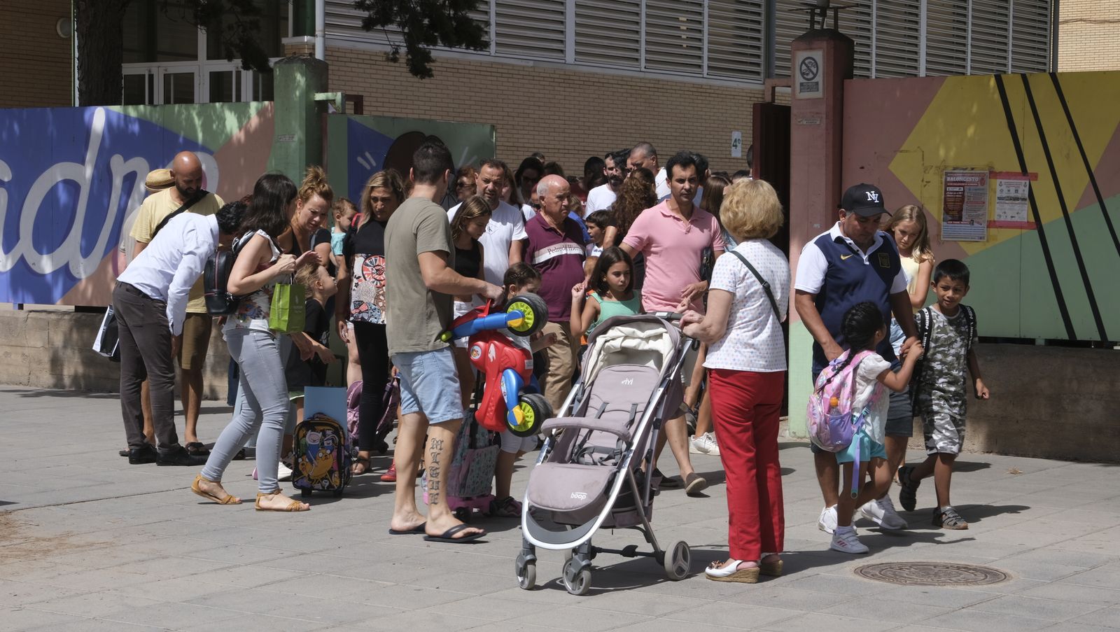 Imágenes del primer día de curso escolar en Almería