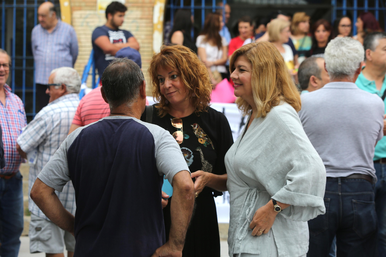 Más imágenes de la protesta de los minoristas del mercado de San Sebastián