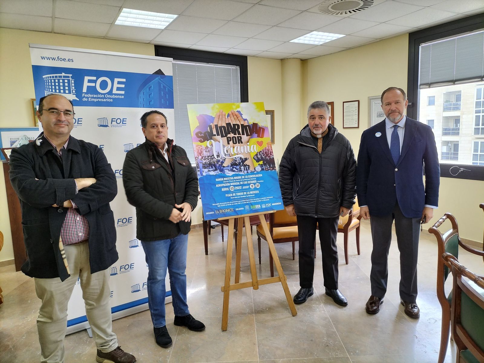 Presentación de la campaña solidaria de la FOE con Ucrania.