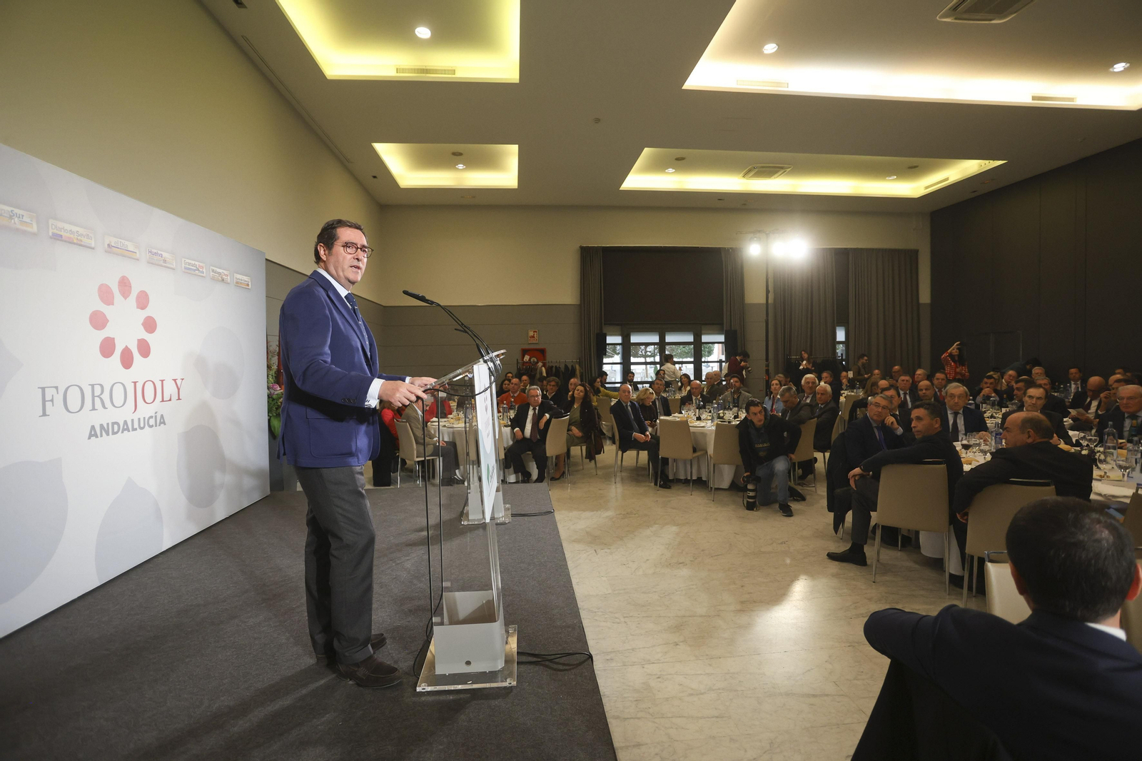 Las fotos del Foro del Grupo Joly con Antonio Garamendi, presidente de la CEOE