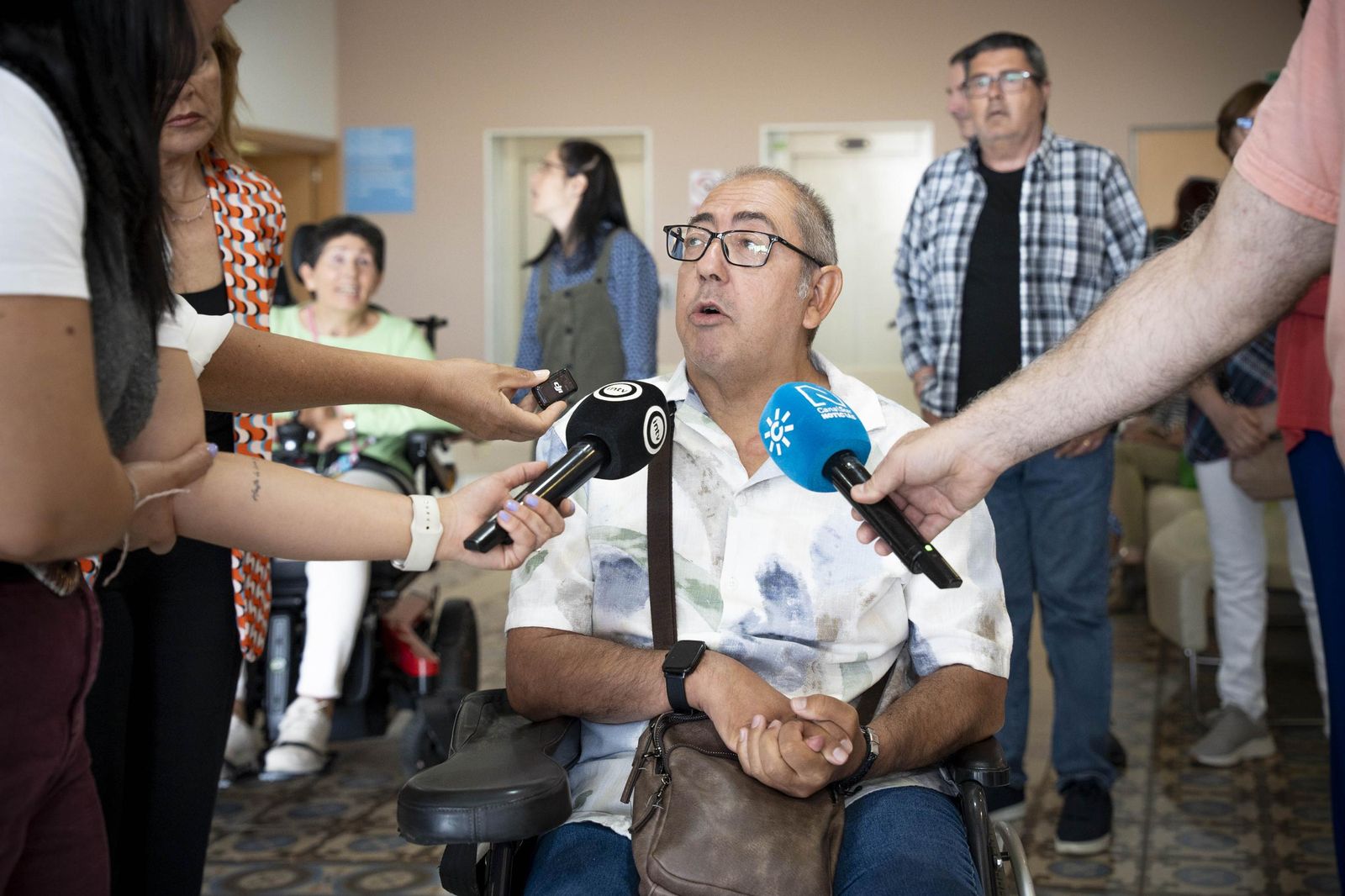 Las imágenes del acto de iniciación del Camino de Santiago de FAAM en Almería