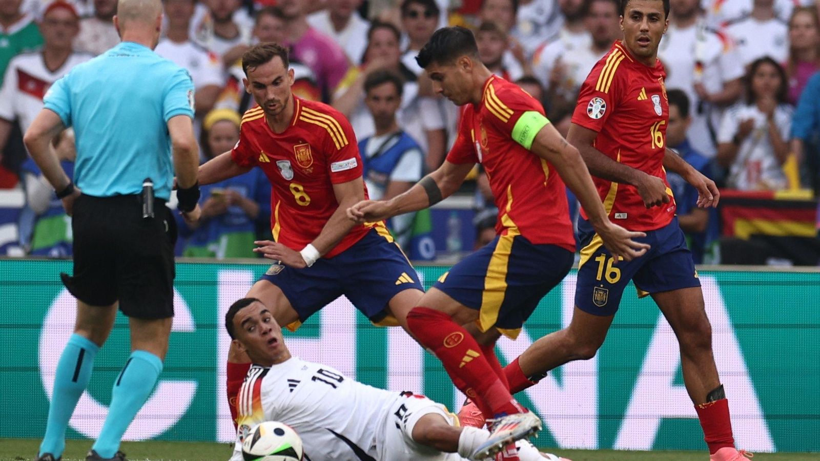 Las mejores fotos del España - Alemania