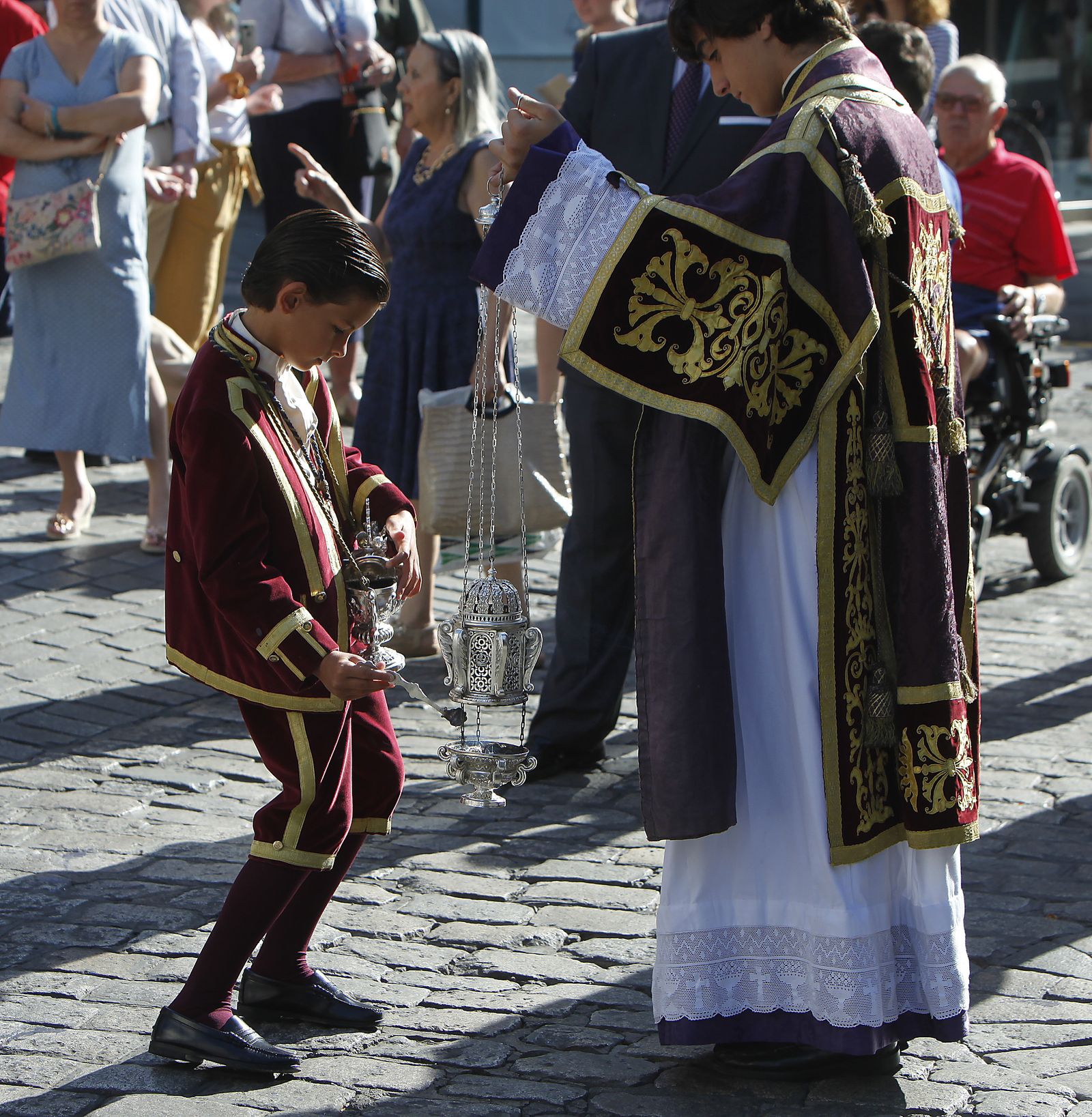 Imágenes del Corpus de Triana y de la Iglesia de la Magdalena