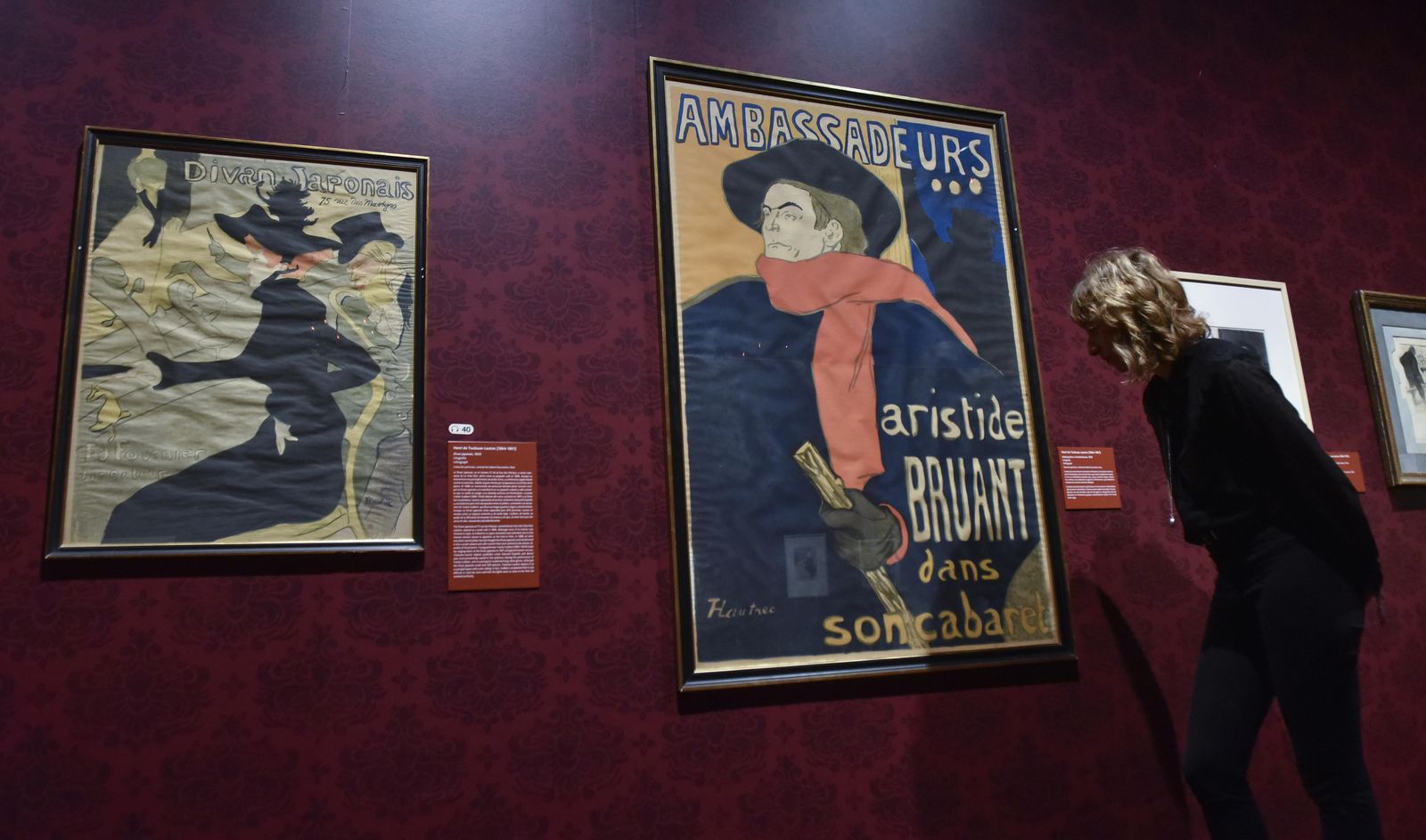 Una imagen de la exposición dedicada a Toulouse-Lautrec y al arte de su tiempo.