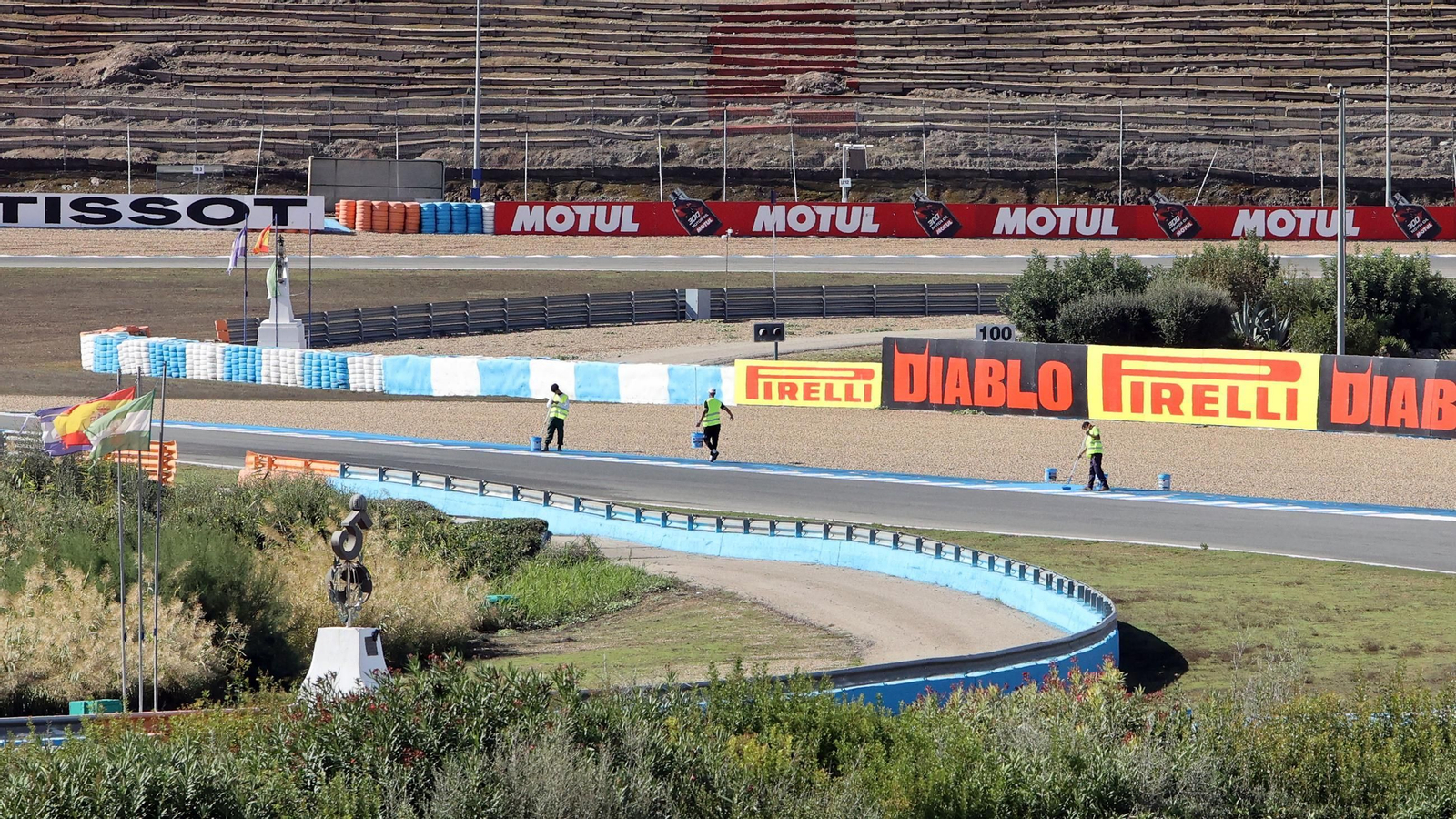 Galería de los preparatívos para la SBK en el Circuio de Jerez - Ángel Nieto