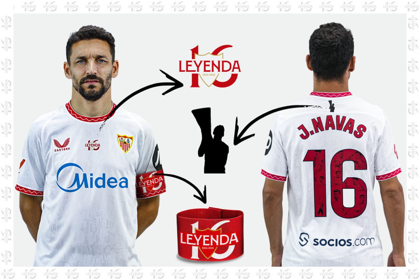 La equipación de la despedida de Jesús Navas.