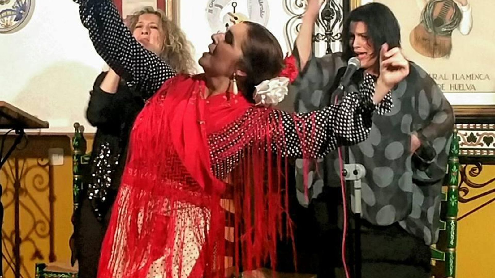 Verónica Campos, en una de sus actuaciones.