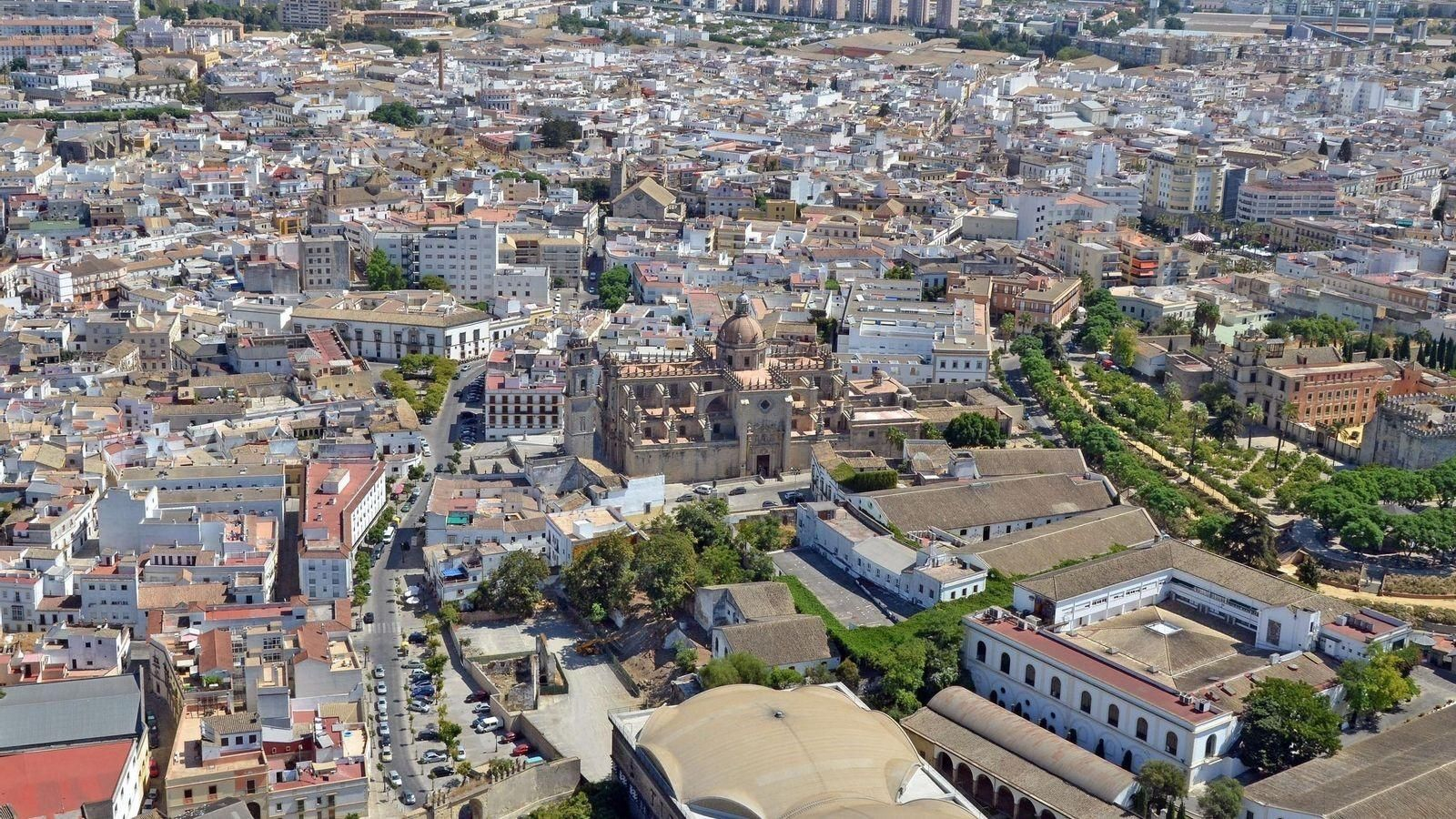 Vista aérea de Jerez.