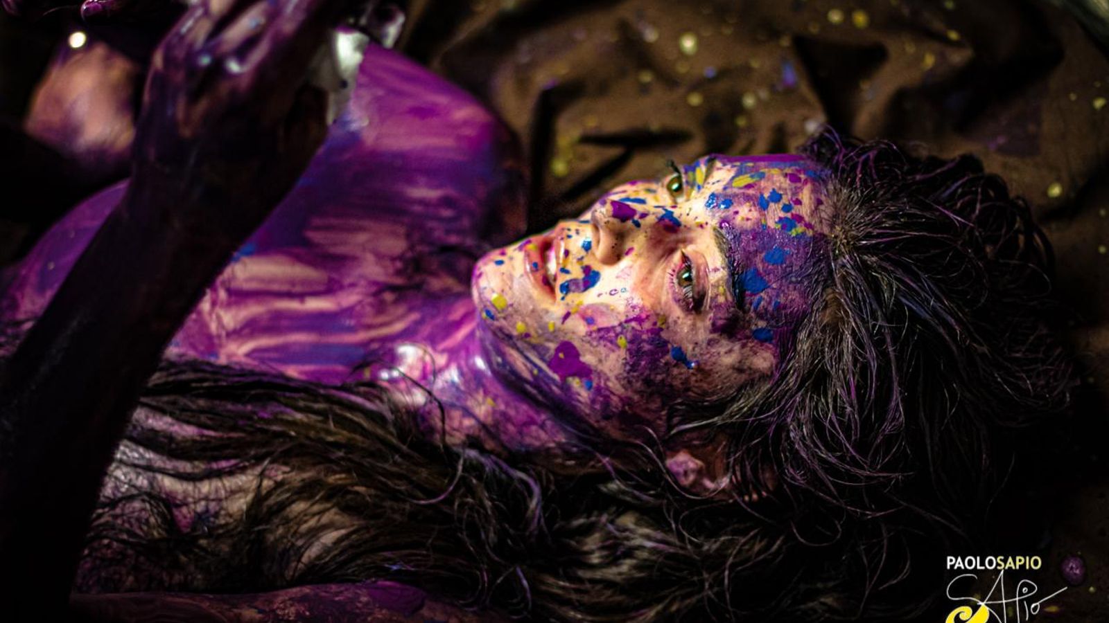 La actriz Tania Watson durante el rodaje de 'El Retrato'.