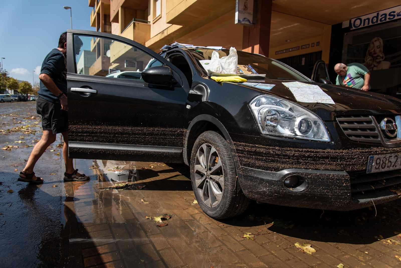 Imágenes de las inundaciones causadas por la lluvia en Isla Cristina