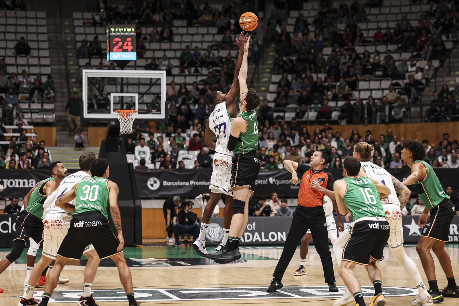 El Joventut-Unicaja, en fotos