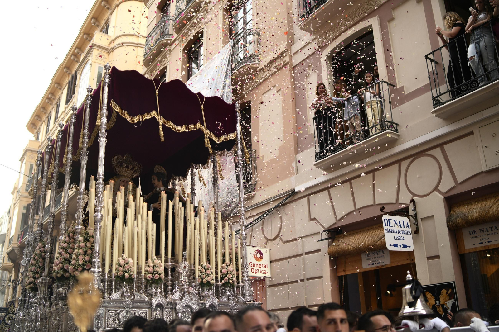 Salutación el Domingo de Ramos en Málaga, en imágenes