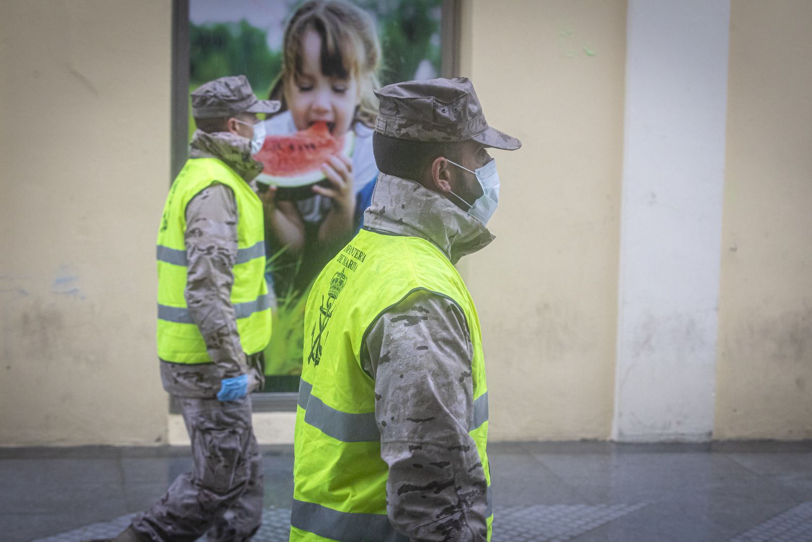 Presencia de ila Infanteria de Marina en Cádiz