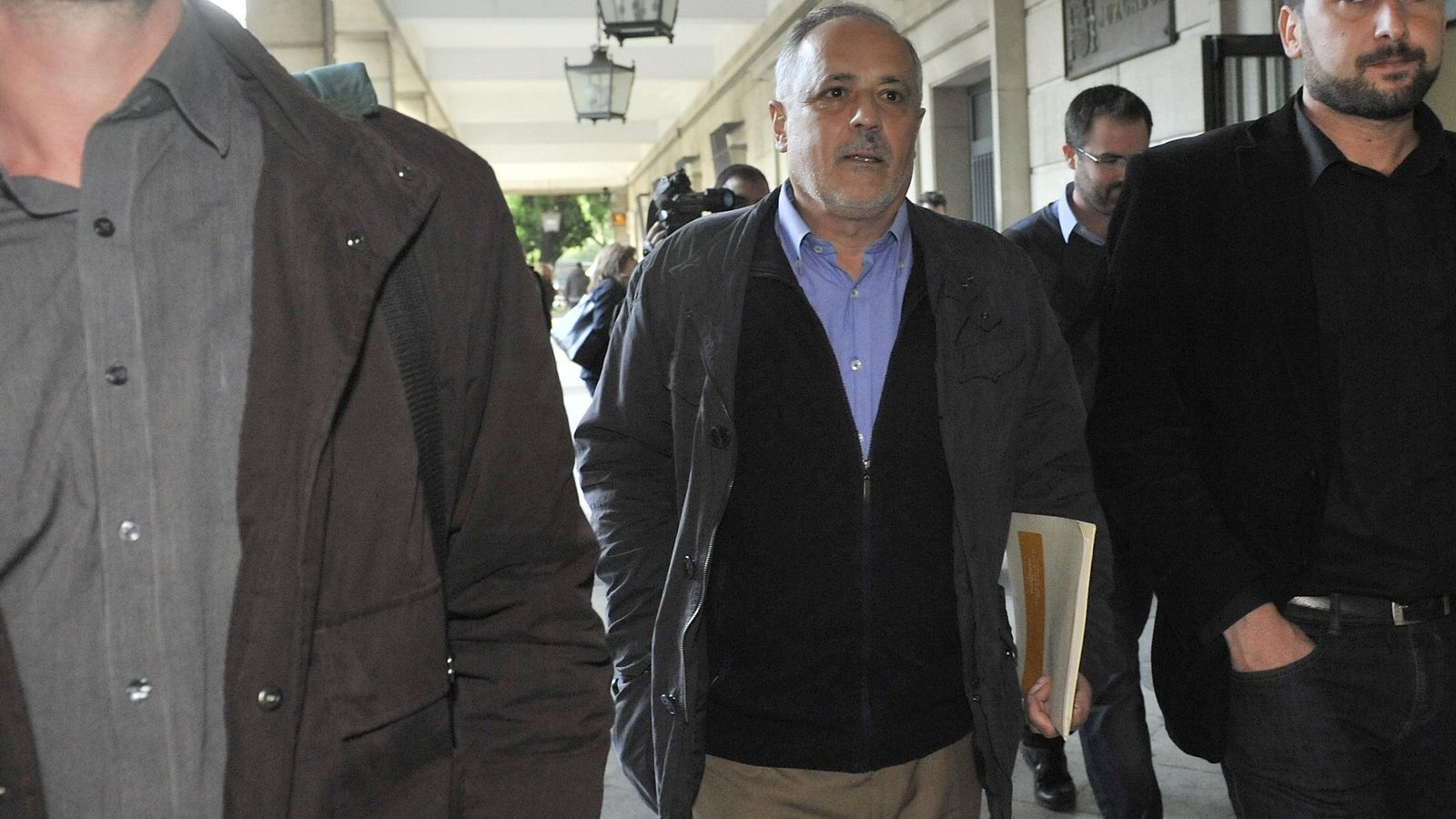 El ex edil José Manuel García, en los juzgados de Sevilla.