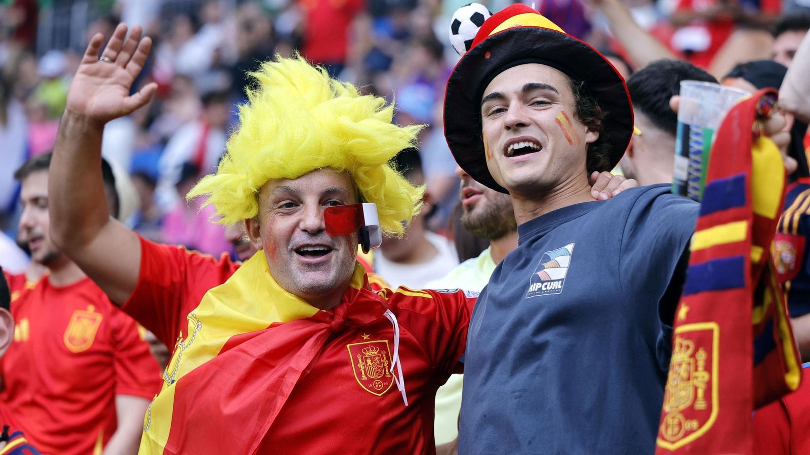 Las mejores imágenes del España - Francia