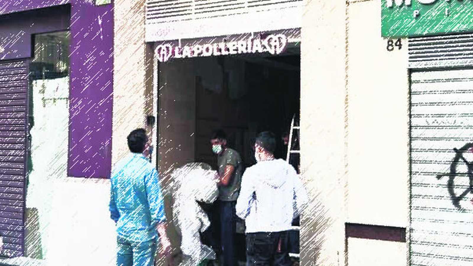 La pollería, el  mal gusto impera