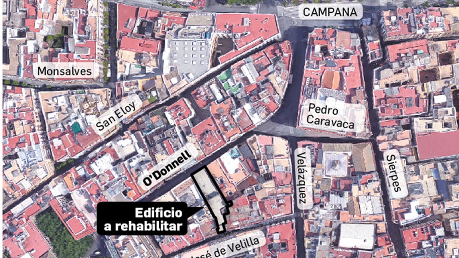 La ubicación del edificio.