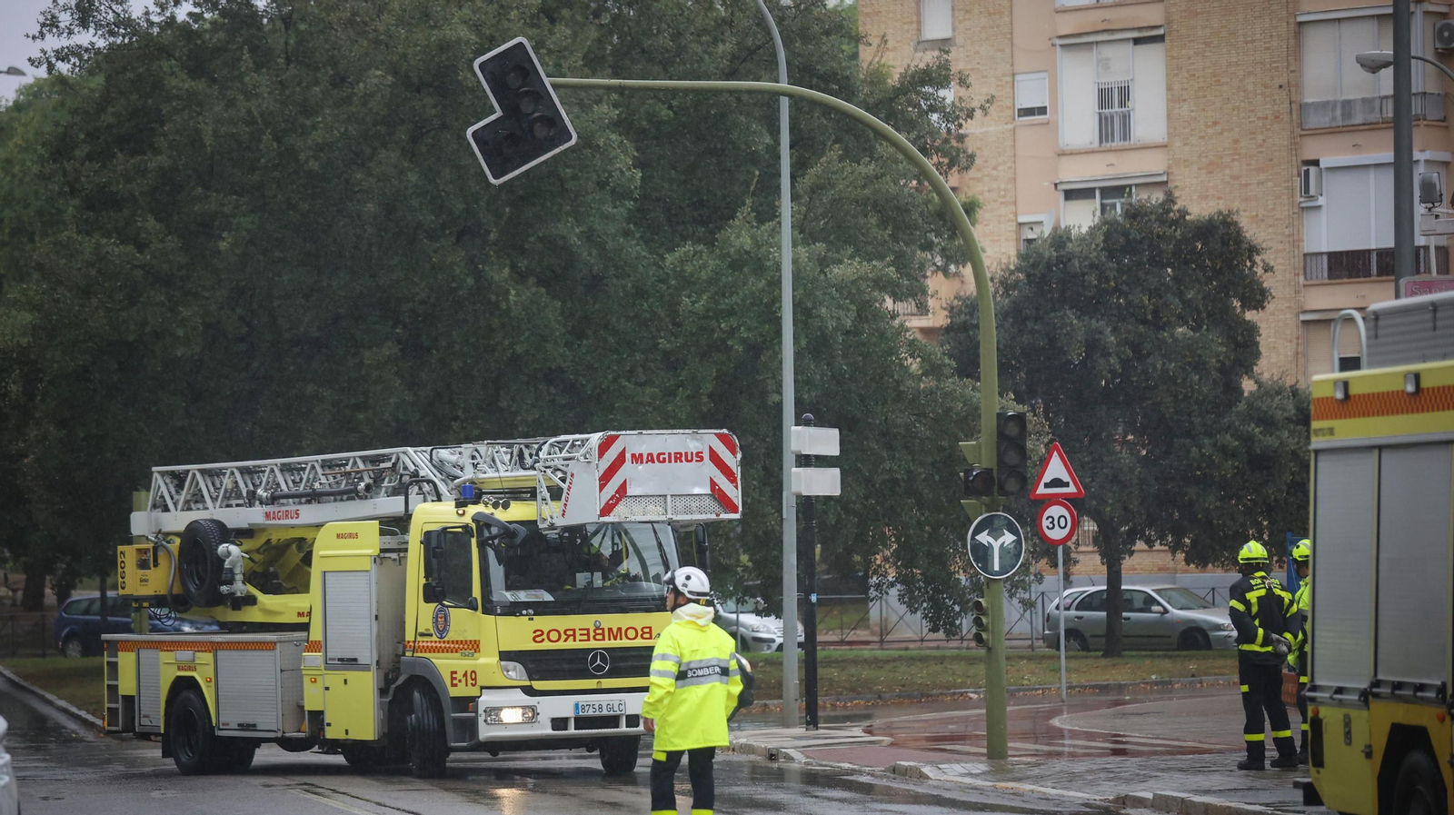 Inundaciones y destrozos en Jerez por el temporal