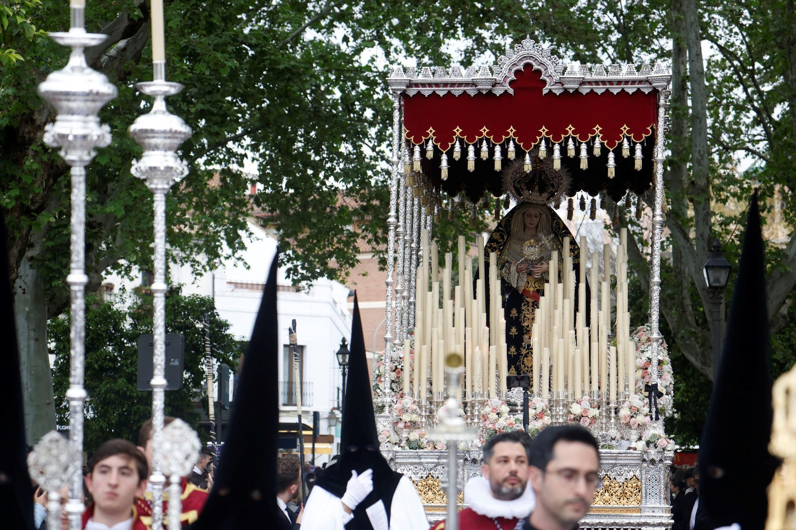Las imágenes de la hermandad del Perdón  el Miércoles Santo en Córdoba