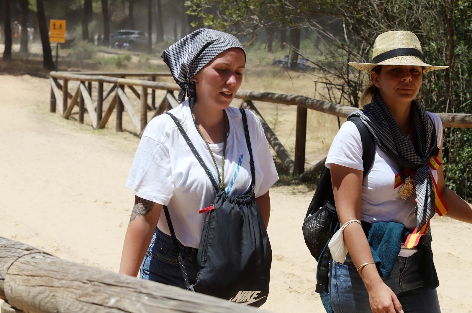 Todos los peregrinos de la Hermandad de Huelva, en imágenes