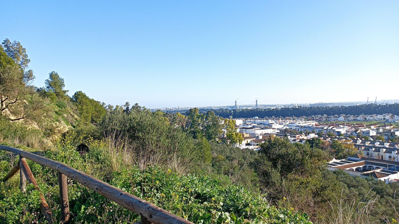 Panorámica hacia el norte.
