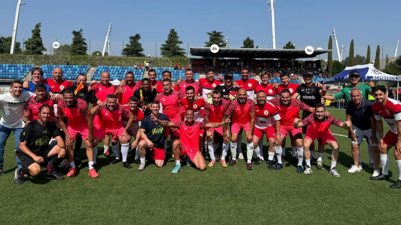 Los representantes almerienses de este Campeonato de España de Fútbol 7 para Bomberos y Bomberas.